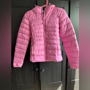 Only Bright Pink Kids Puffer Jacket